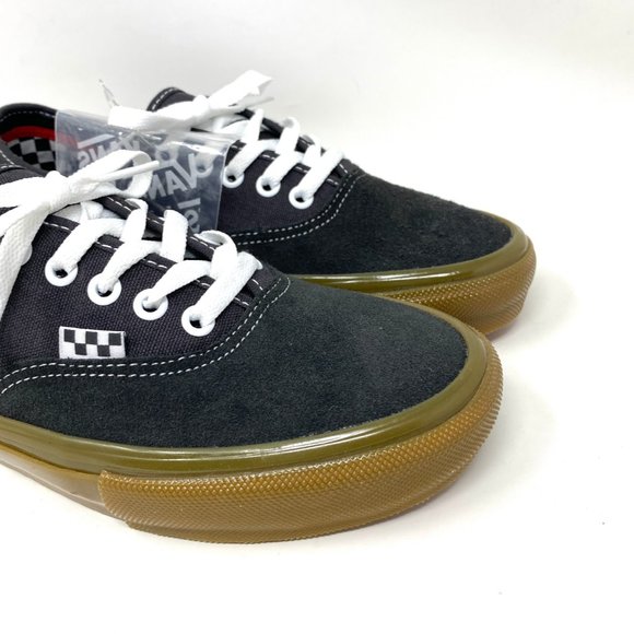 VANS Skate Authentic Shoes Women's Raven Gym Suede Canvas Black Size VN0A5FC8241 - Picture 4 of 9